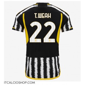 Juventus Timothy Weah #22 Prima Maglia 2023-24 Manica Corta